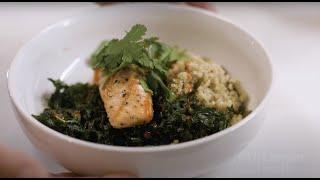 Salmon Quinoa & Kale Cooking for Wellness at NYU Langone