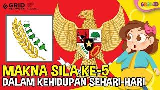 Arti dan Makna Sila Kelima Pancasila - Padi dan Kapas Serta Penerapan dalam Kehidupan Sehari-hari