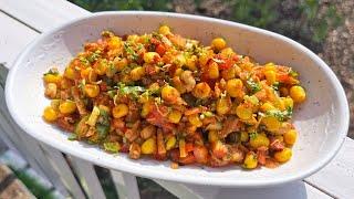  जरूर देखे  मक्कई की ऐसी भेल तो बार बार बनाकर खाओगे Sweetcorn Bhel Recipe Makkai Bhel Recipe