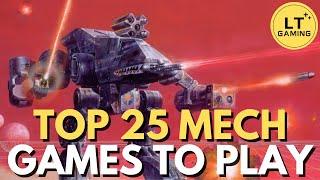 Top 25 Mech Games to Play in 2024