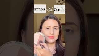 Difference between bronzer & contour #short #shortvideo #shorts