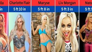 Height Of WWE Female Wrestlers  Tallest WWE Female Wrestlers Of All Time