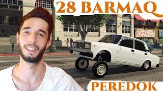 28 BARMAQ PEREDOK AFTOŞ VAZ 2107 İLƏ 2 TƏKƏR QALDIRDIM - GTA 5 modmaraqlı anlar