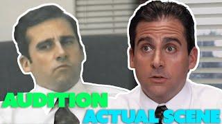 Audition VS The Actual Scene The Office Edition  Comedy Bites