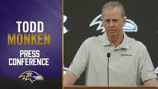 Todd Monkens Introductory Press Conference  Baltimore Ravens