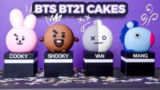 CAKE-IFYING BTS??  BT21 GIVEAWAY  How To Cake It