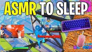 3 HOUR ASMR ⌨ Gaming To Sleep To Fortnite Gameplay Competitive Editing & Building Course