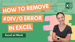 How to Remove Excel #DIV0 Error