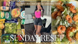 SUNDAY RESET ROUTINE  how to meal prep + weekly motivation
