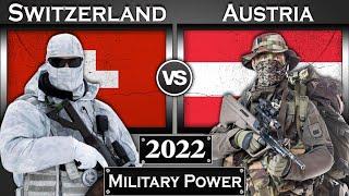 Switzerland vs Austria Military Power Comparison 2022  Austria vs Switzerland Global Power