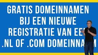 GRATIS Domeinnamen bij een Nieuwe Registratie van een NL of COM domeinnaam