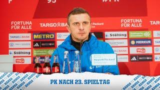  PK nach dem Spiel Fortuna Düsseldorf vs. F.C. Hansa Rostock  2. Bundesliga