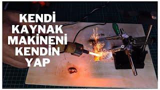 12 Volt Akü İle Kaynak Makinesi Nasıl Yapılır?  How to make mini Welding Machine with 12V battery