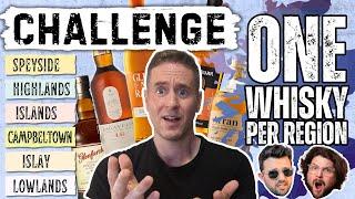 Choose ONE Whisky from Each Scotch Region CHALLENGE