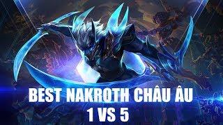 Hãy Xem Best Nakroth Quẩy Nát Rank Thách Đấu Châu Âu  TOP 1 Nakroth AOV EU 