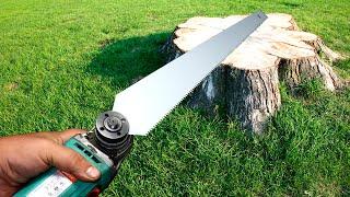 No more need for a chainsaw? Best Amazing Idea for Home  New Angle Grinder Hack
