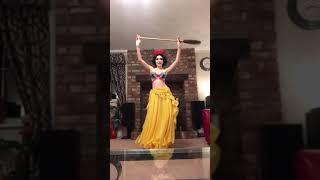 Snow White finds belly dance in lockdown 