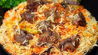 Delhi Famous Golden Biryani  Salam Biryani Loni  Beef Yakhni Biryani Recipe