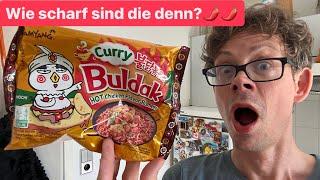 Hilfe ich koche Samyang Buldak Curry Hot Chicken Ramen im Test