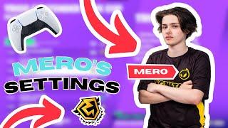 Meros NEW Chapter 5 Season 3 Fortnite SETTINGS #1 CONTROLLER SETTINGS