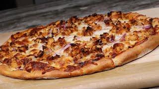 HOMEMADE BBQ CHICKEN PIZZA