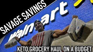 SAVAGE SAVINGS  Keto Grocery Haul On A Budget  DSK  DAY 71