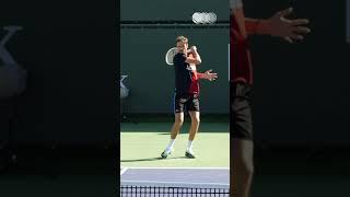 Daniil Medvedev Forehand slow-motion #shorts #slowmotion