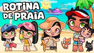 ROTINA DE PRAIA  AVATAR WORLD ROTINAS E HISTÓRIAS