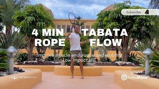 High Intensity Interval Training with OctoMoves Rope Flow - No Gym Required 4 min Tabata Workout