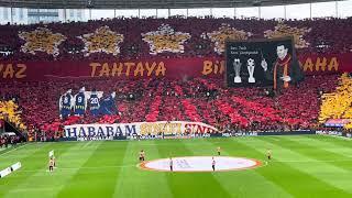 Galatasaray’ın Koreografi Gösterisi Kesintisiz Tribün Çekim Galatasaray Fenerbahçe 19.05.2024