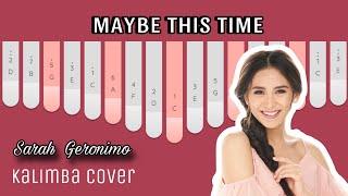 Maybe This Time - Sarah Geronimo  Michael Martin Murphey - Kalimba Cover with Easy Tabs  #trending