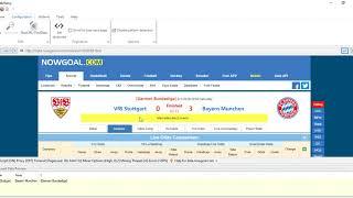 How to scrape home away teams league match date from NOWGOAL URLs using Webharvy