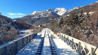  4K  Briançon - Sisteron - Marseille from the French alps to the coast cab ride 12.2021