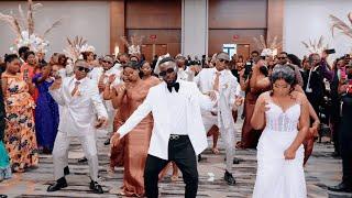 Bride and Groom Danced all out  Epic Congolese Wedding Dance Fenton24