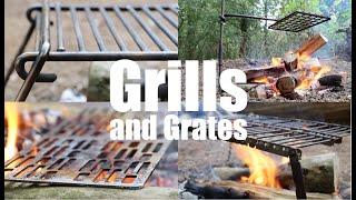 Grills Grates and Fire Anchors.  What I use for Campfire Cooking.