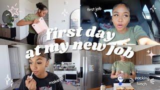 GRWM first day of work  summer internship vlog