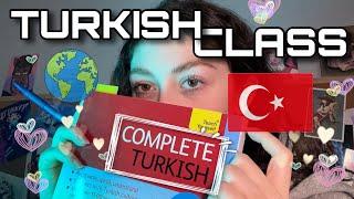 asmr welcome to turkish class teaching you turkishteacher roleplay