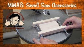 Two Must Have Scroll Saw Accessories Blade holdersmall parts jig -Mustache Mike