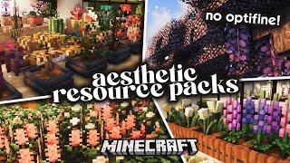 BEST Aesthetic Resource Packs for PLANTS & FLOWERS  Minecraft 1.20+ NO OPTIFINE 🪴˚ .