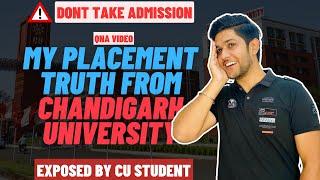 CHANDIGARH UNIVERSITY PLACEMENTS EXPOSED AND EXPLAINED  MUST WATCH BEFORE TAKING ADMISSION  QNA