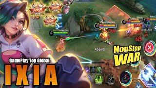 SOLO RANK IXIA GAMEPLAY Best OneShot Build Ixia  IXIA BEST BUILD 2024