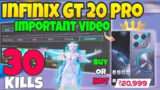 Infinix GT 20 Pro BGMI Test  Infinix GT 20 Pro Gaming Review Buy or Not ??