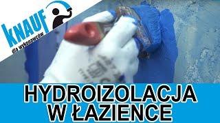 Jak wykonać izolację podłóg i ścian w łazience? Folia w płynie Hydro Flex  Knauf