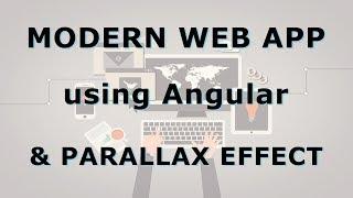 0022 -  Building a modern Angular application with Parallax effect