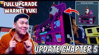 BUAT WARNET FULL UPGRADE TEMA GALAKSI YUK UPDATE CHAPTER 5 - Warnet Simulator 2 Part 6