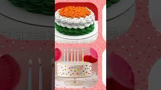 Indian Flag  Cake  vs Normal Cake  Gifts Box  #shorts