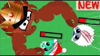 Mope.io - *NEW* KING CRAB KILLING EVERYONE  Mope.io Update - Best moments in mope.io