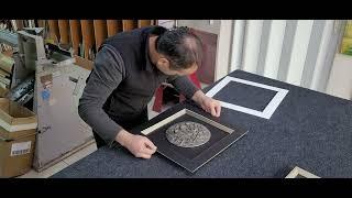 HAT SANATI İÇİN 3 BOYUTLU ÇERÇEVE YAPIMI - frame making professional for calligraphy