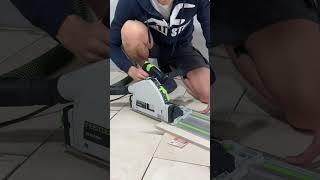 Ювелирная работа погружной пилой Festool TS-55