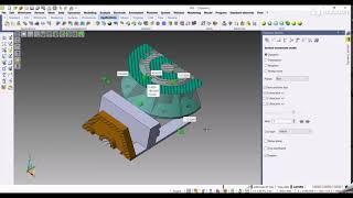 CAD - Dynamic section with box  VISI 2022.0